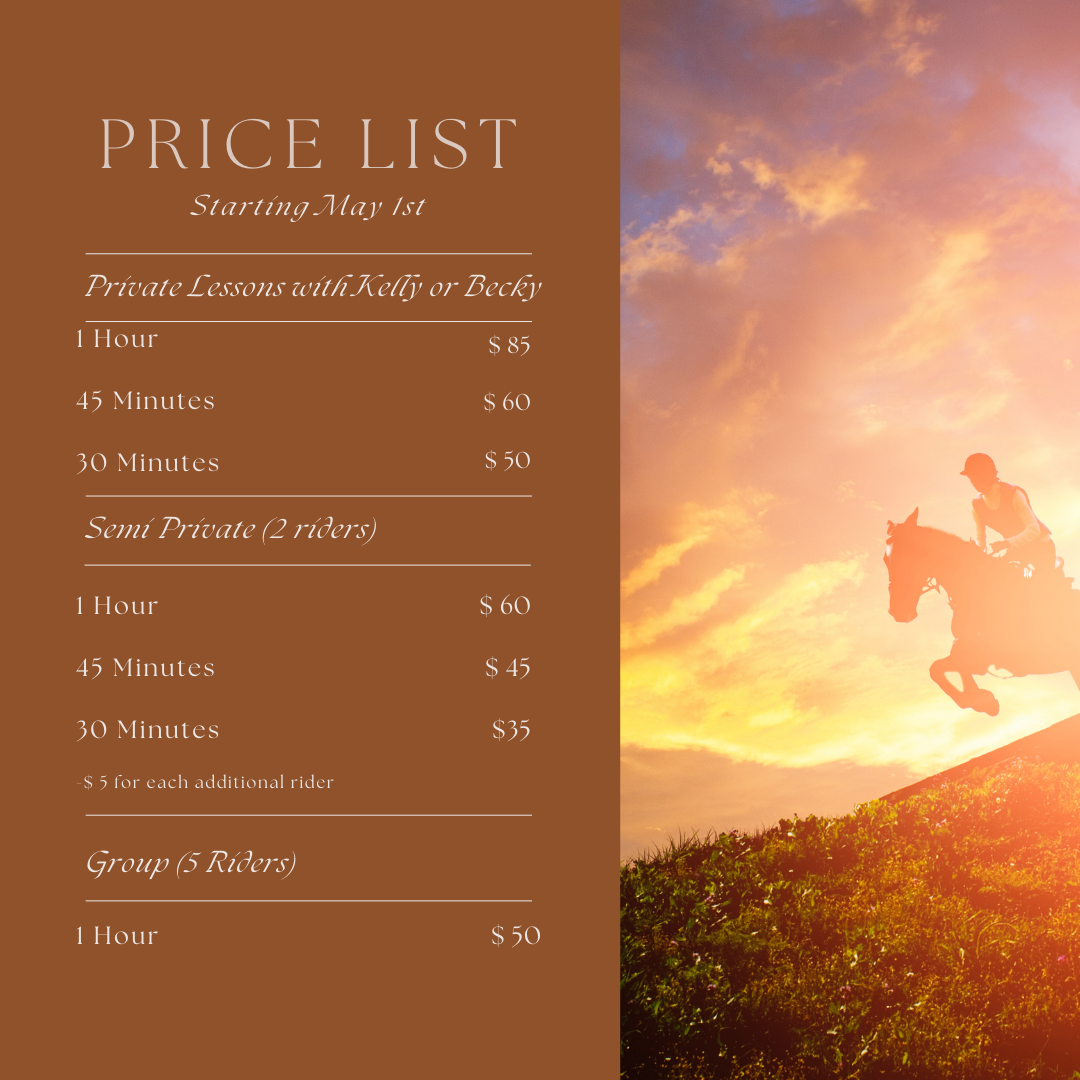 Riding Lessons | Flora Lea Farm LLC